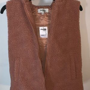Charlotte Russe fuzzy vest